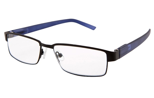 Amber blue marble framed fashion frame reading glasses